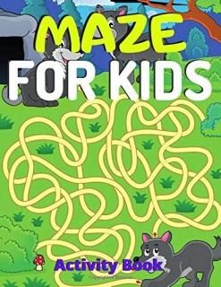 Maze For kids Activity Book Maze Activity Books for Kids Workbook for Games Puzz