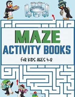 Maze Activity Books For Kids Ages 4-8 Maze Activity Books for Kids Workbook for 