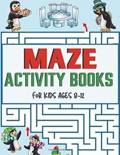 Maze Activity Books For Kids Ages 8-12 Maze Activity Books for Kids Workbook for