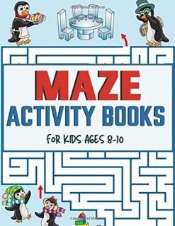 Maze Activity Books For Kids Ages 8-10 Maze Activity Books for Kids Workbook for