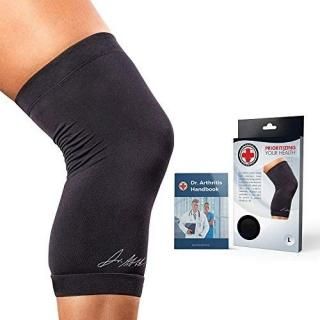 Doctor Developed Copper Knee Brace & Knee Compression Sleeve & Doctor Written Ha