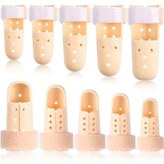10 Pieces Finger Splint Mallet Finger Support Finger Splint Brace Plastic Finger
