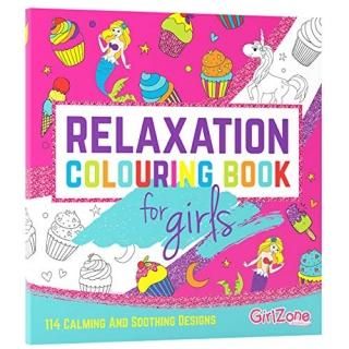 RELAXATION colouring BOOK FOR GIRLS A Zen Colouring Pad For Kids. Great Birthday