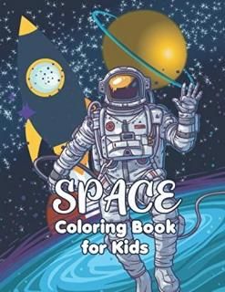 Space Coloring Book for Kids Fun Ultimate Outer Space Coloring with Planets rock