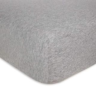 Burt's Bees Baby Organic Solid Crib Sheet Heather Grey by Burt's Bees Baby 