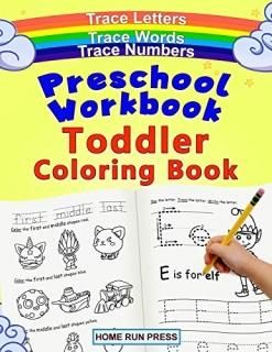 Preschool Workbook Toddler Coloring Book Pre K Activity Book Pre Kindergarten Wo