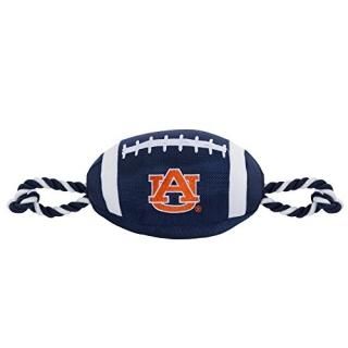 Pets First NCAA Auburn Tigers Football Dog Toy Tough Quality Nylon Materials Str