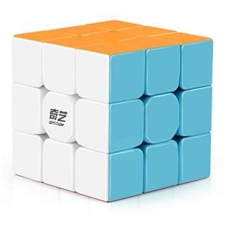 D-FantiX QiYi Warrior W Speed Cube 3x3 Stickerless Magic Cube Puzzles