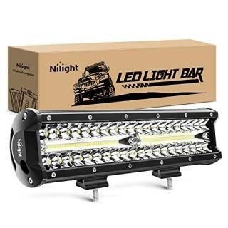 Nilight 18023C-A 12Inch 12 Inch 300W Triple Row Flood Spot Combo 30000LM Bar Dri
