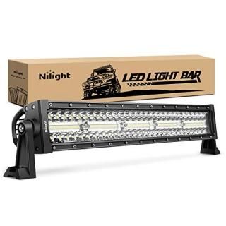Nilight 18040C-A 22 Inch 480W Triple Row Flood Spot Combo Bar Driving Led Off Ro