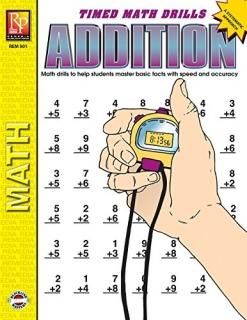 Timed Math Drills Addition  Reproducible Activity Book