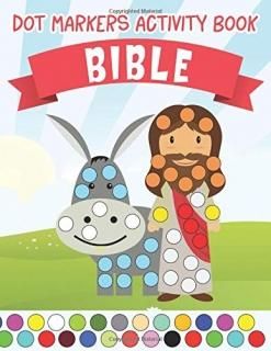 Dot Markers Activity Book Bible Easy Big Doadot Art  Christian Story Coloring fo