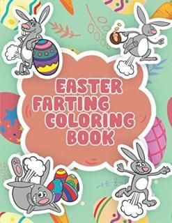 Easter Farting Coloring Book Cool Easter Basket Stuffers  Funny Easter Farting A