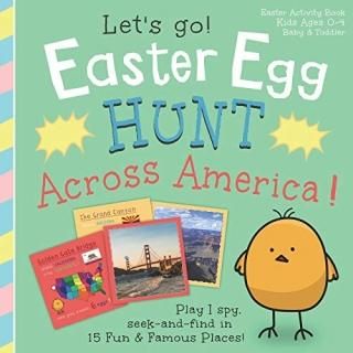 Easter Egg Hunt Across America Let's Go! Play I spy seek and find in 15 fun & fa