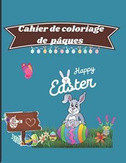 Cahier de coloriage 30 dessins ? colorier pour les enfants - happy easter Cahier