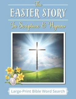 Large-Print Bible Word Search The Easter Story in Scripture & Traditional Hymns