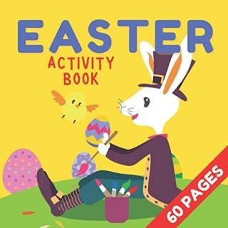 Easter Activity Book Workbook for Kids Coloring Pages Mazes Word Search and More