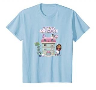 Kids Gabby's Dollhouse Group Logo T-Shirt