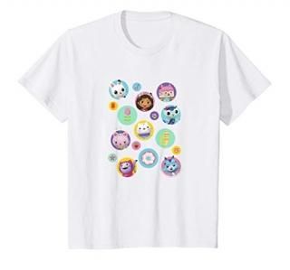 Kids Gabby's Dollhouse Icons T-Shirt