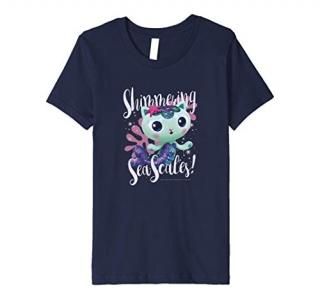 Kids Gabby's Dollhouse Mercat Shimmering Sea Scales Premium T-Shirt