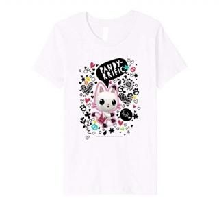 Kids Gabby's Dollhouse Pandy Paws Pandy-Rrific Doodles Premium T-Shirt