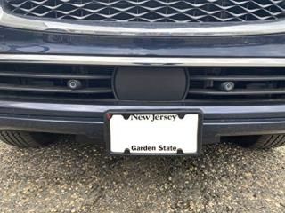 A NASA-Like Rubber Front License Plate Frame Tag Holder Guard Bumper for Infinit