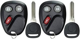 KeylessOption Keyless Entry Remote Car Key Fob and Key Replacement For LHJ011 Pa