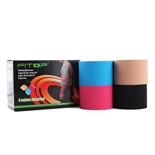 FITOP Uncut Kinesiology Tape 4 Sports Tape Pink Blue Black Beige