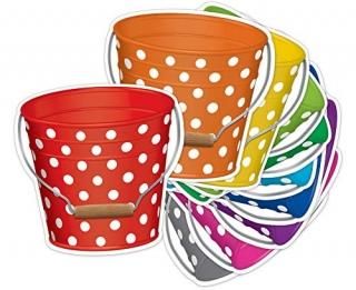 Teacher Created Resources Polka Dots Buckets Accents 5631 by Teacher Created Res