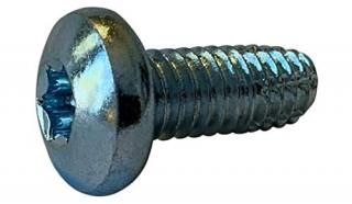Steel Thread Cutting Screw Zinc Plated Finish Pan Head Star Drive Type F 1/4-20 