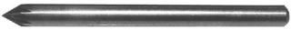 Drill America DUL Series Solid Carbide Miniature Bur Double Cut SJ42 60 Degrees 