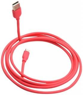USB A to Micro B Colored Phone Charging Cable 6FT-TPE jacket-Pink