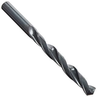 Drill America DWDN60P12 #60 High Speed Steel Black Oxide Drill Bit Pack of 12 DW