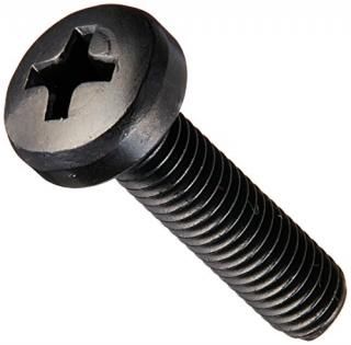 18-8 Stainless Steel Pan Head Machine Screw Black Oxide Finish Meets DIN 7985 #2