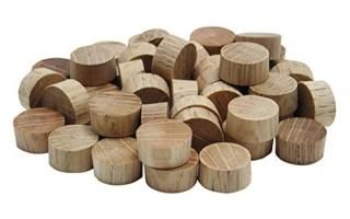 General Tools 313012 1/2-Inch Flat Head Plugs FSC Ethically Sourced Oak 45-Pack