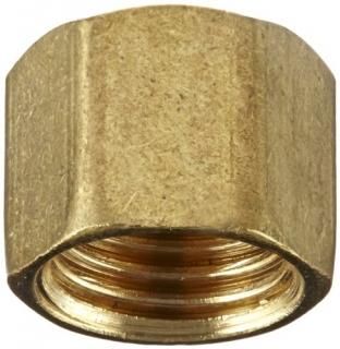 Anderson Metals 54040 Brass Tube Fitting Cap 1/4 Tube OD by Anderson Metals