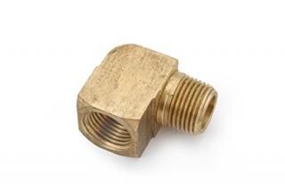 Anderson Metals-06116-08 Brass Pipe Fitting 90 Degree Barstock Street Elbow 1/2 