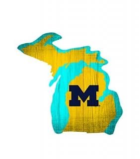 Michigan Wolverines - NCAA 30cm Team Colour Logo State