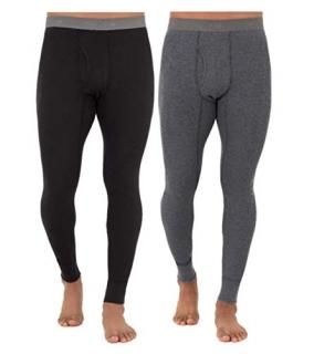 Fruit of the Loom Men's Recycled Premium Waffle Thermal Underwear Bottom 1 2 3 a