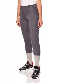 Small Charcoal - Alleson Ahtletic Women's Fastpitch/Softball Belt Loop Pant