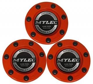 Red - Mylec Official Roller Hockey Game Puck