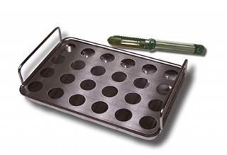 King Kooker Model 24VJR Stainless Steel Jalapeno Rack and Cooking Tray with Core