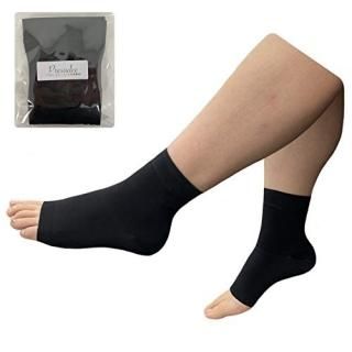 Presadee 15-20 mmHg Moderate Compression Foot Swelling Leg Ankle Open Toe Sleeve