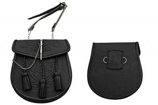 SZCO Supplies Celtic Knot Sporran with Pin One Size