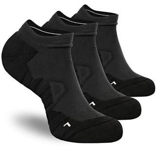 Athletic Running Socks for Men & Women Cushioned Wicking Compression No Show Soc