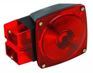 Wesbar Right Hand Submersible Combination Tail Light Over 80-Inch - 2523074 Red