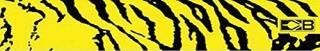 Bohning Carbon Arrow Wraps Yellow Tiger7-inch