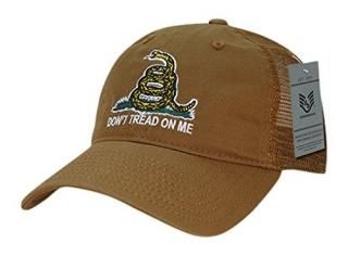 Rapid Dominance A05-GAD-COY Gadsden Flag Relaxed Trucker USA Cap44; Coyote