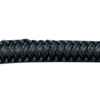 Sea Dog 302112020BK-1 Double Braided Nylon Dock Line 1.3cm x 6.1m / Black