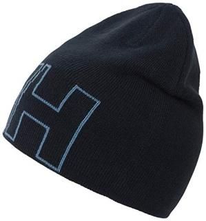 Helly Hansen Kids' Little Outline Knitted HH Iconic Logo Brand Beanie 597 Navy L